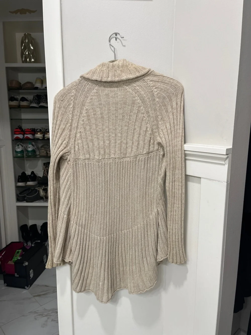 Apt. 9 Open-Front Ribbed Shawl-Collar Cardigan - Picture 4 of 4